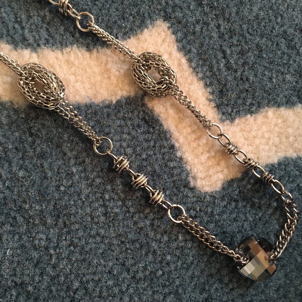 Lia Sophia Silver necklace long